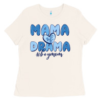 Bone mama of drama boy mom Ladies Tee - MaliasSmallBusiness
