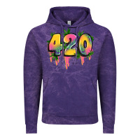 Cloud Purple 420 cannabis Vintage Hoodie - Artiststas