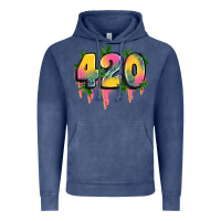 Vintage Denim 420 cannabis Vintage Hoodie - Artiststas