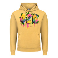Vintage Mustard 420 cannabis Vintage Hoodie - Artiststas