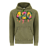 Vintage Olive 420 cannabis Vintage Hoodie - Artiststas