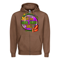 Chestnut let the good times roll olivia Zipper Hoodie - OliviaCreatesArt