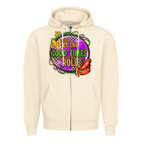 Sandshell let the good times roll olivia Zipper Hoodie - OliviaCreatesArt