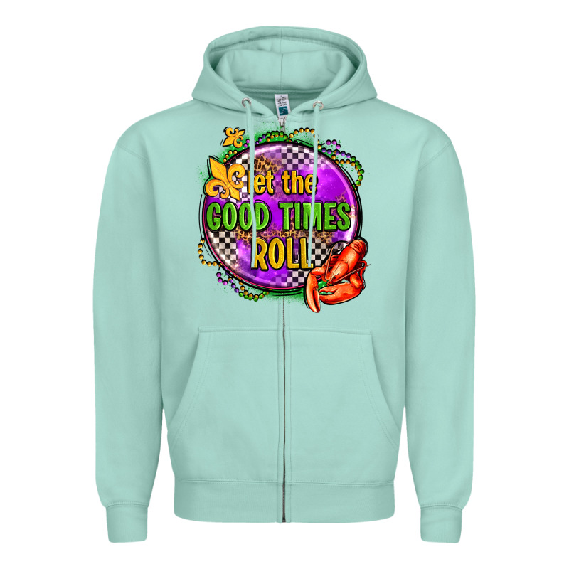 Let The Good Times Roll Olivia Zipper Hoodie by OliviaCreatesArt | Teevron