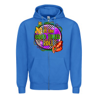 True Royal let the good times roll olivia Zipper Hoodie - OliviaCreatesArt