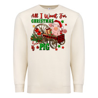 Sandshell all i want for christmas is a pig Premium Sweatshirt - FaDigitalArtStudio