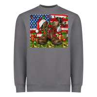 Storm Army Veteran Boots Christmas Tumbler 4th of july Heavyweight Sweatshirt - HowdyJamesFarm