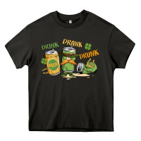 Asphalt deink drank drunk st. patrick's day Heavy Core Tee - MaliasSmallBusiness