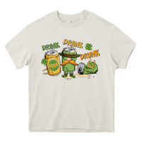 Cream deink drank drunk st. patrick's day Heavy Core Tee - MaliasSmallBusiness