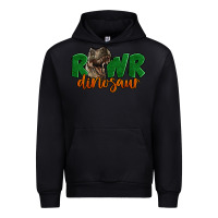 Black Rawr Dinosaur Urban Hoodie - LillyAllenDesigns