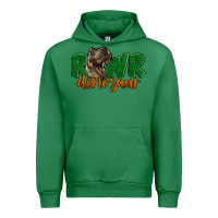 Emerald Rawr Dinosaur Urban Hoodie - LillyAllenDesigns