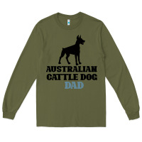Army Green Australian Cattle Dog Long Sleeve Tee - Bettercallsaul