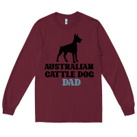 Burgundy Australian Cattle Dog Long Sleeve Tee - Bettercallsaul