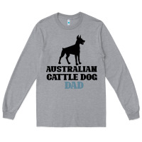 Heather Grey Australian Cattle Dog Long Sleeve Tee - Bettercallsaul