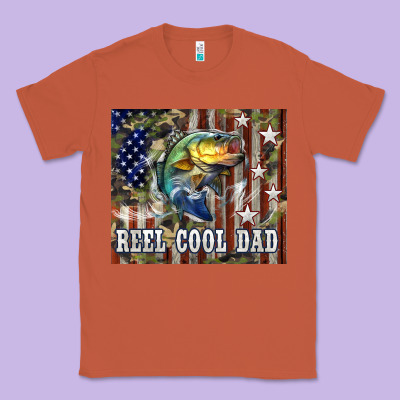 4th Of July Western Reel Cool Dad Bass Classic Tee Designed By Lillyallendesigns