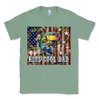 Sage 4th of July Western Reel Cool Dad Bass Classic Tee - LillyAllenDesigns