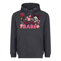 Smoke Valentine Babe Valentine's Day Skull Heavyweight Hoodie - FaDigitalArtStudio