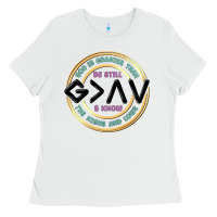 White be still and know Ladies Tee - MaliasSmallBusiness