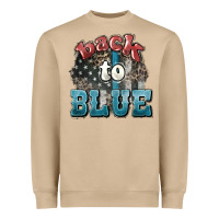 Mushroom Back to blue 4th of july Heavyweight Sweatshirt - HowdyJamesFarm