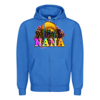 True Royal softball nana Zipper Hoodie - OliviaCreatesArt