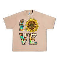 Burro western love with sunflower Urban Heavy Tee - Artiststas
