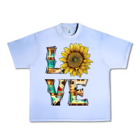 Grape Ice western love with sunflower Urban Heavy Tee - Artiststas