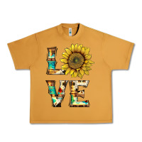 Peanut Butter western love with sunflower Urban Heavy Tee - Artiststas