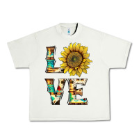 Pistachio western love with sunflower Urban Heavy Tee - Artiststas