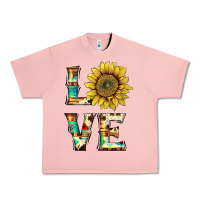 Salmon western love with sunflower Urban Heavy Tee - Artiststas