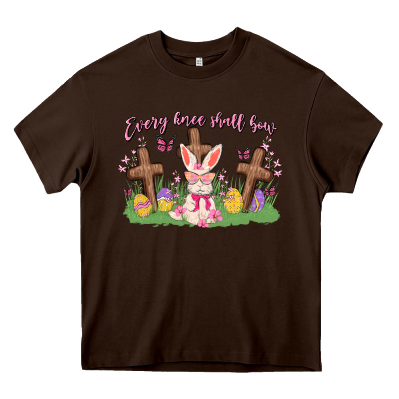 Every Knee Shall Bow Heavy Core Tee by MaliasSmallBusiness | Teevron