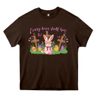 Chocolate Brown every knee shall bow Heavy Core Tee - MaliasSmallBusiness