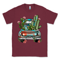Burgundy farm truck, Classic Tee - JahusDesignShop
