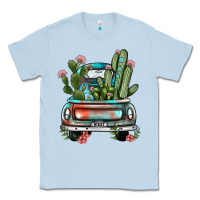Dusty Blue farm truck, Classic Tee - JahusDesignShop
