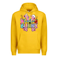 Lemon Easter Teacher bunny Premium Hoodie - OliviaCreatesArt