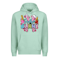 Seafoam Easter Teacher bunny Premium Hoodie - OliviaCreatesArt