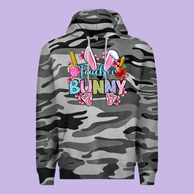 Easter Teacher Bunny Premium Hoodie Designed By Oliviacreatesart