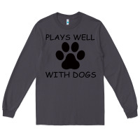 Smoke Plays Well With Dogs Long Sleeve Tee - Bettercallsaul