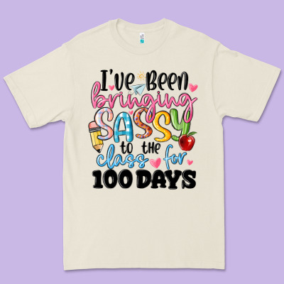 100 Days Of School Premium Tee Designed By Maliassmallbusiness