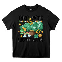 Black take your lucky charms Heavy Core Tee - MaliasSmallBusiness