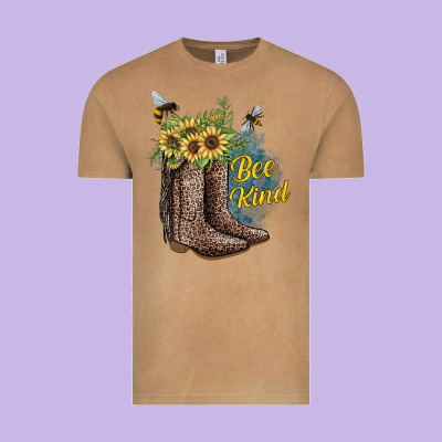 Bee Kind Vintage Tee Designed By Jahusdesignshop