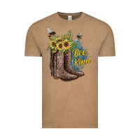 Vintage Coffee Bee Kind Vintage Tee - JahusDesignShop