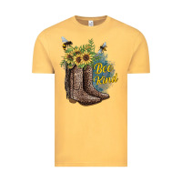 Vintage Mustard Bee Kind Vintage Tee - JahusDesignShop