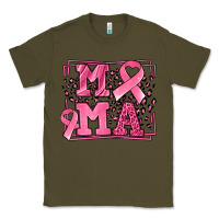 Army Green Breast Cancer Awareness mama ribbon Classic Tee - LillyAllenDesigns