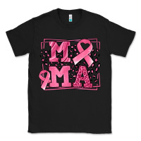 Black Breast Cancer Awareness mama ribbon Classic Tee - LillyAllenDesigns