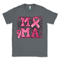 Charcoal Heather Breast Cancer Awareness mama ribbon Classic Tee - LillyAllenDesigns