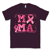 Plum Breast Cancer Awareness mama ribbon Classic Tee - LillyAllenDesigns