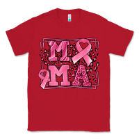Red Breast Cancer Awareness mama ribbon Classic Tee - LillyAllenDesigns