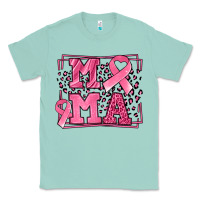 Seafoam Breast Cancer Awareness mama ribbon Classic Tee - LillyAllenDesigns