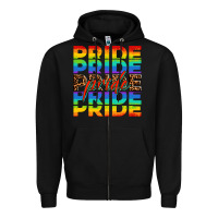 Black pride pride pride Zipper Hoodie - OliviaCreatesArt