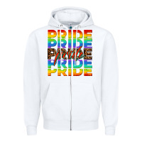 White pride pride pride Zipper Hoodie - OliviaCreatesArt